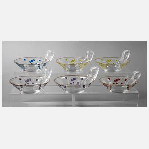 Sechs Dessertschalen Ludwig Sütterlin Berlin