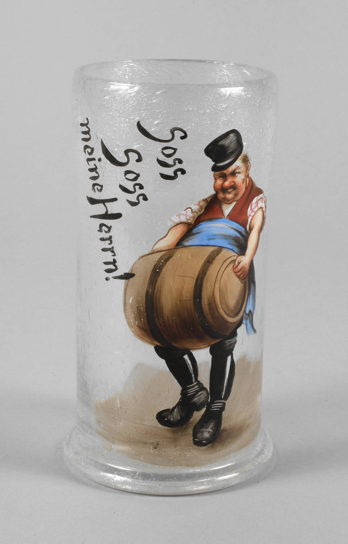 Ludwig Hohlwein karikatives Becherglas