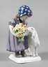 Meissen Mädchen mit Schaf