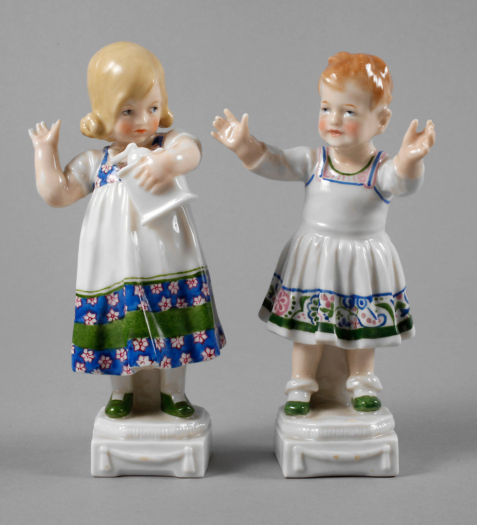 Schwarzburger Werkstätten Figurenpaar Gut & Böse