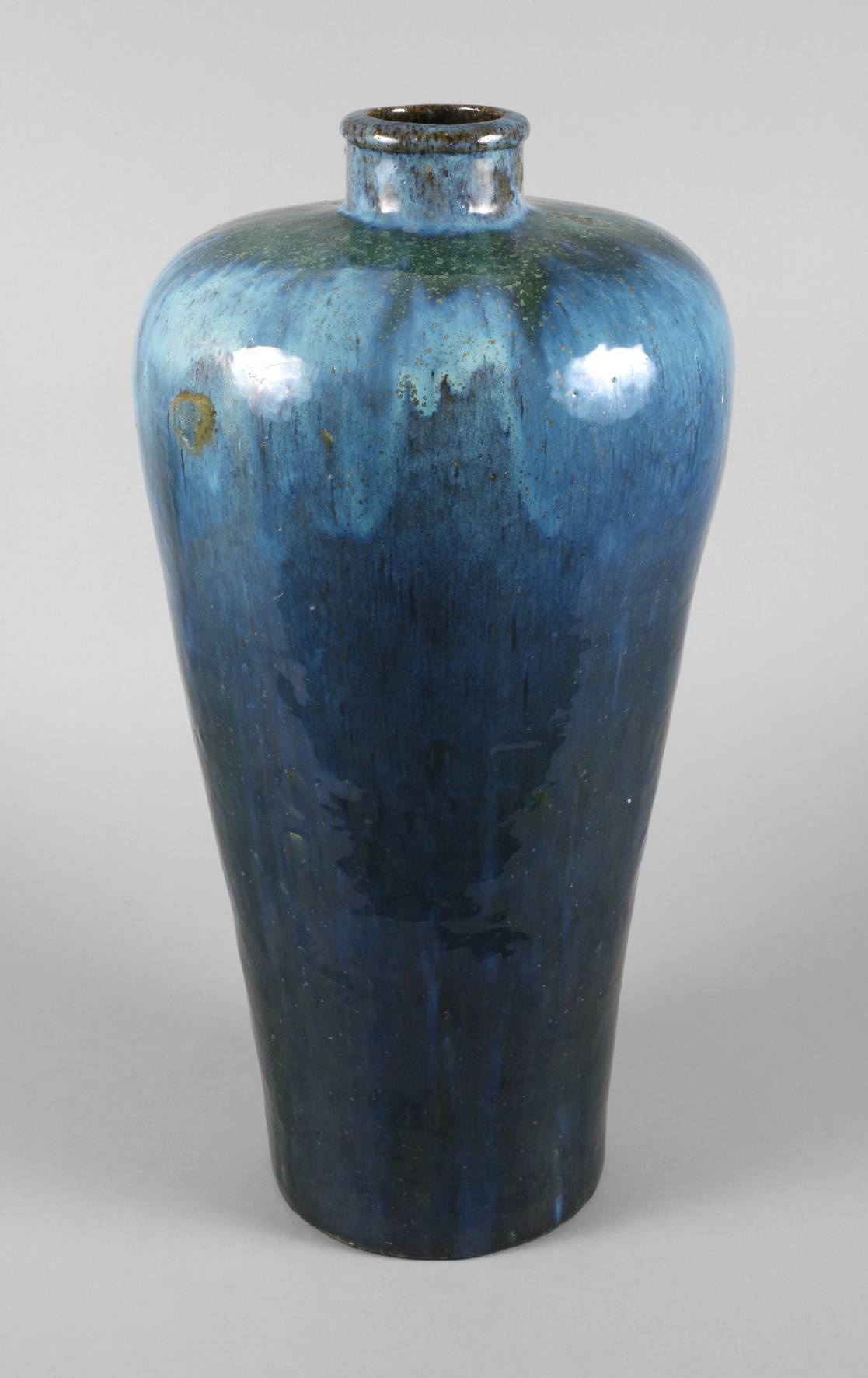 Große Bodenvase Kristallglasur