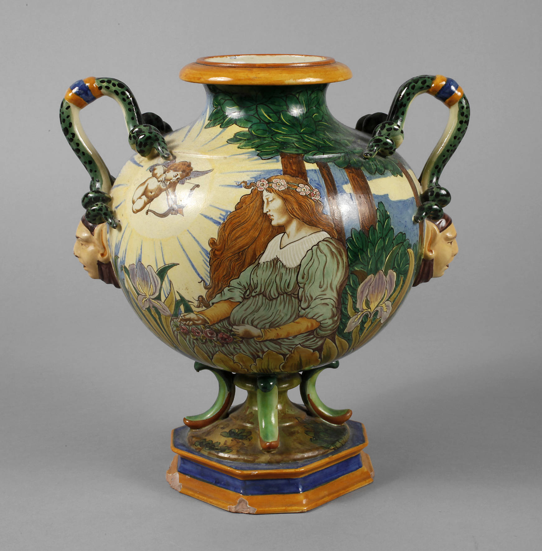 Italien Henkelvase Richard Ginori