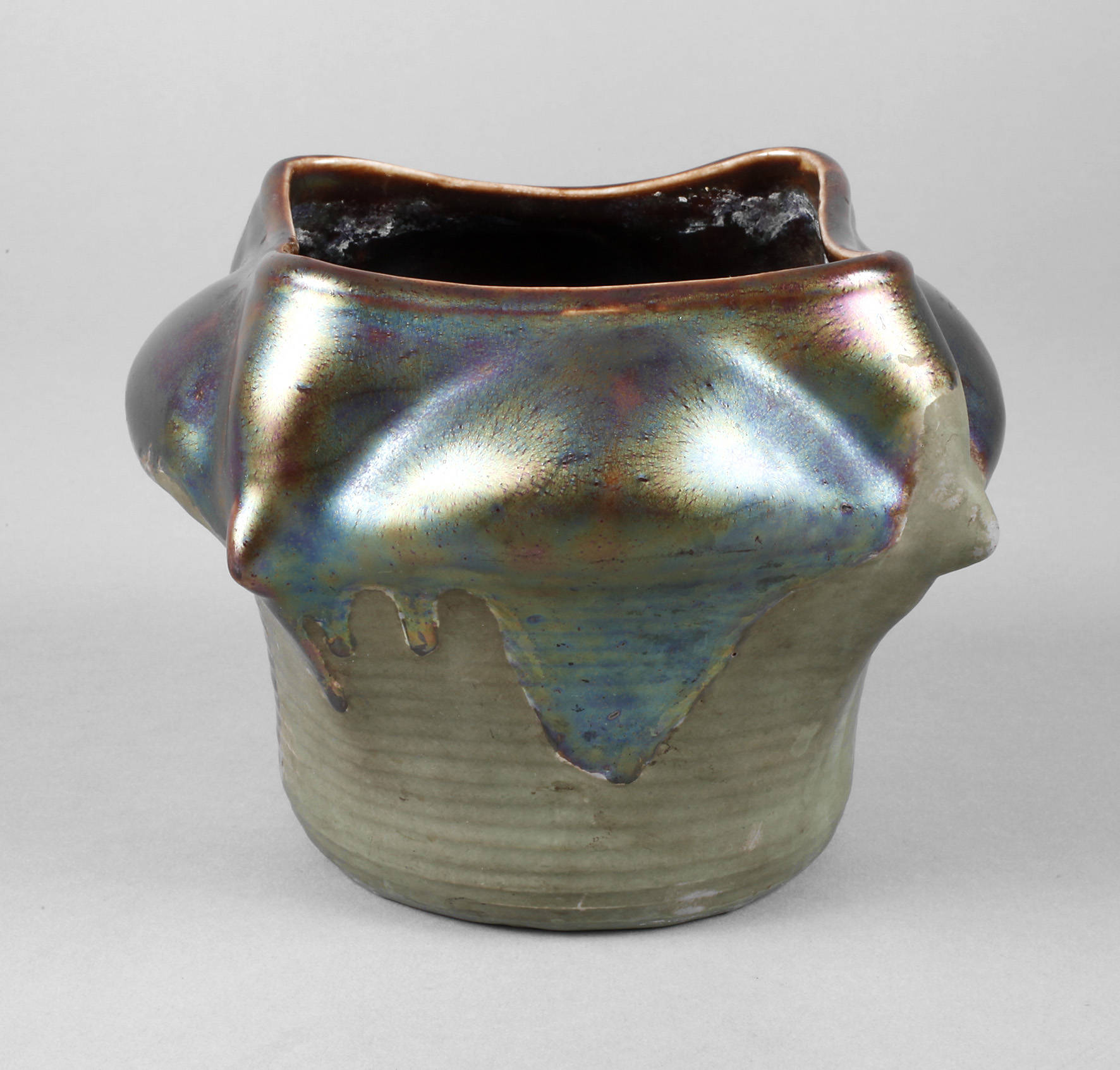 Karlsbad Vase Lüsterglasur