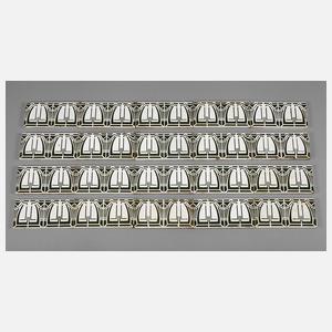 Fliesenbordüre Jugendstil