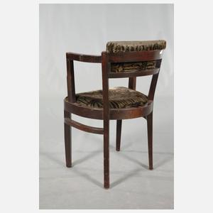 Vier Armlehnstühle Art déco