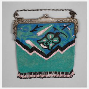 Perltasche mit Silberbügel