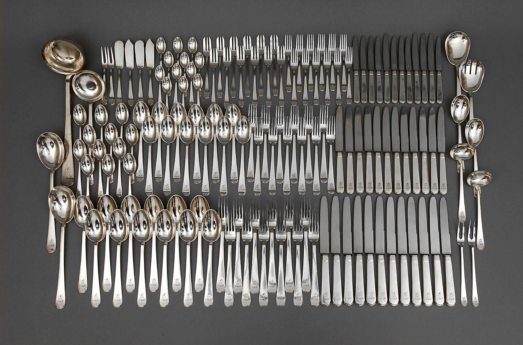 Großes Silberbesteck Gebhard Duvé
