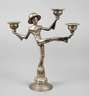 Figürlicher Kerzenleuchter Art déco