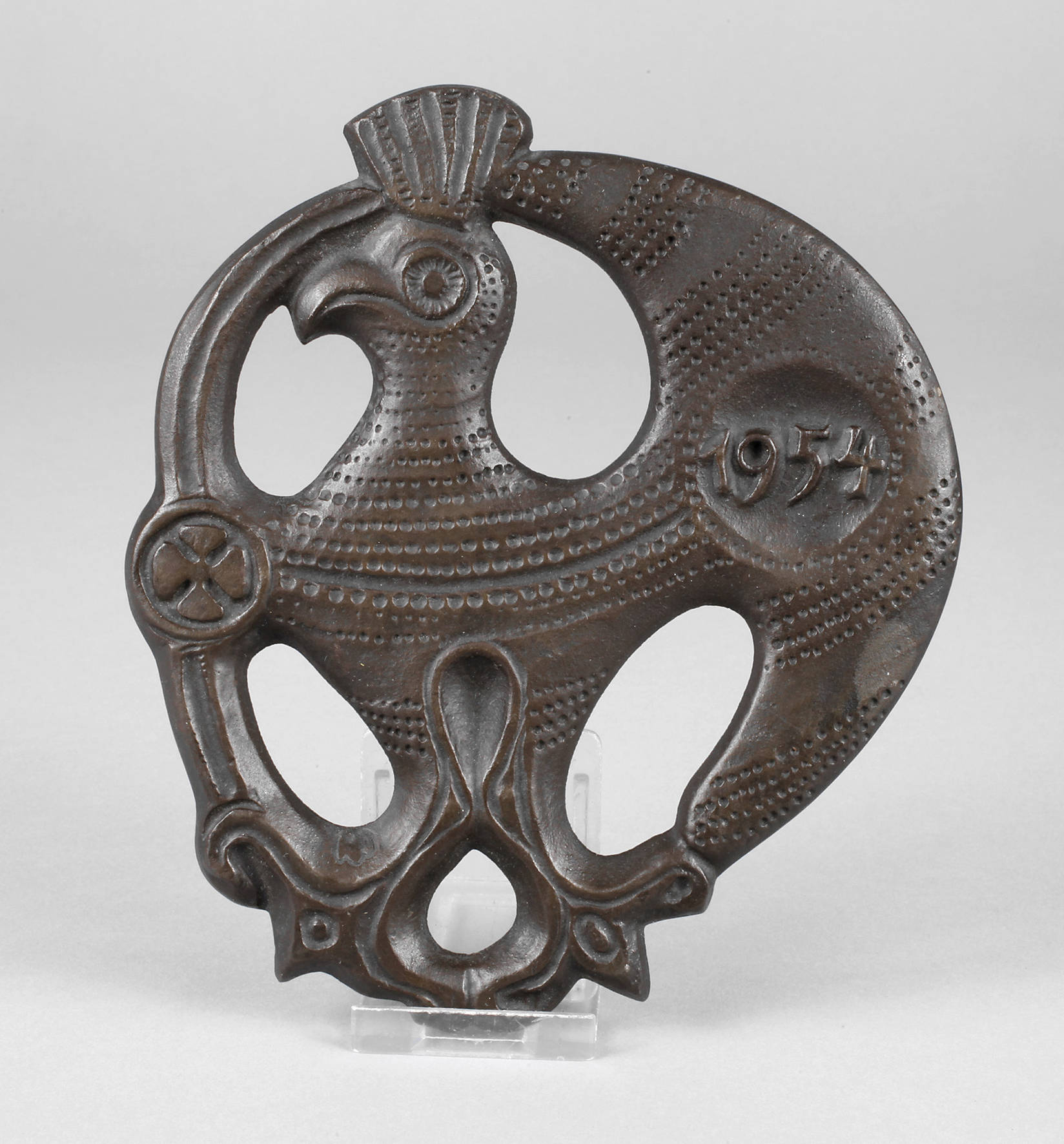 Ewald Mataré Plakette als Phönix