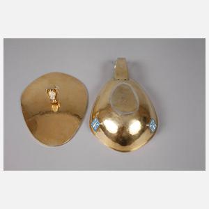 Hostienbehälter Silber