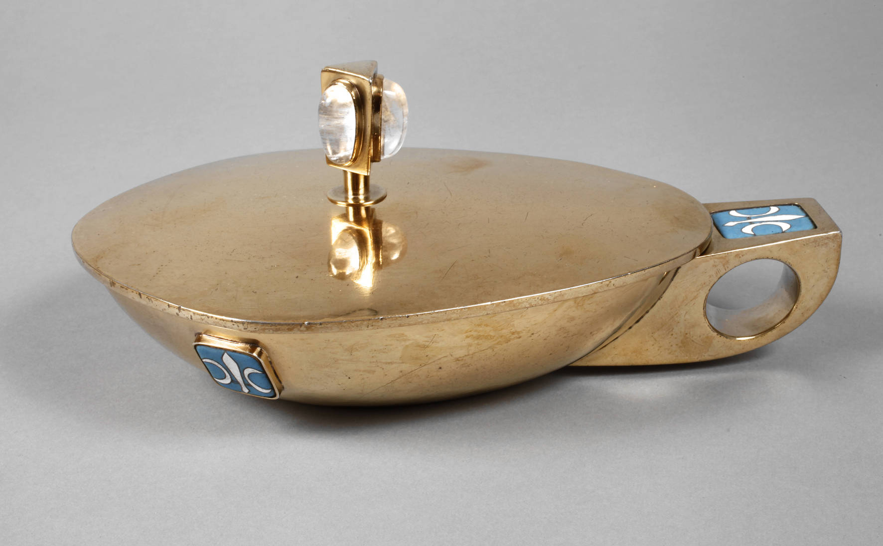 Hostienbehälter Silber