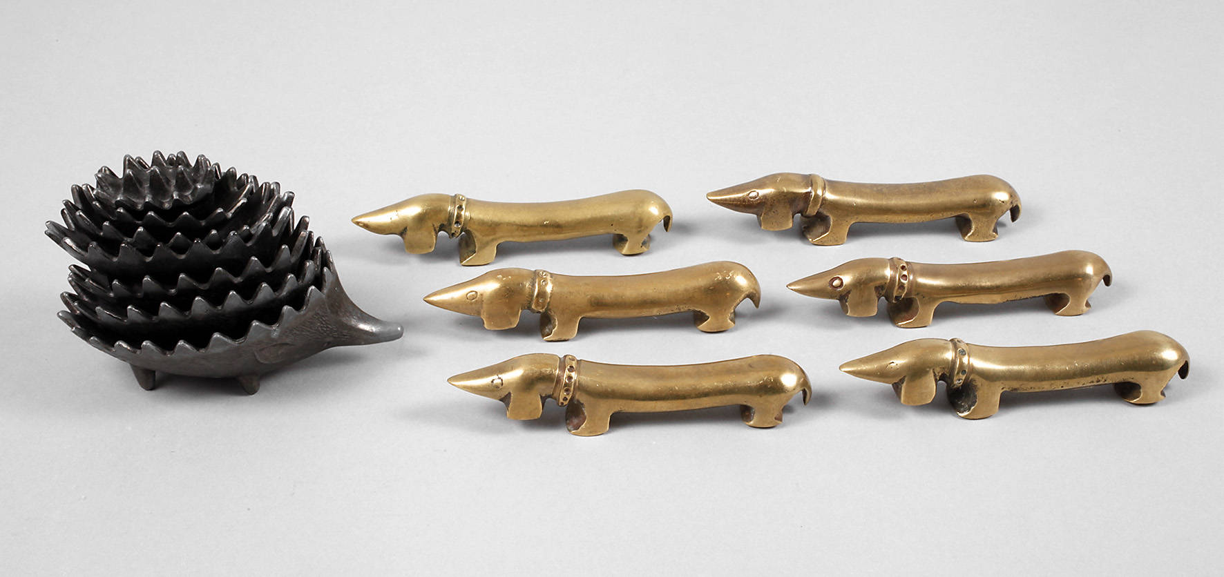 Walter Bosse sechs Dackel und sieben Igel