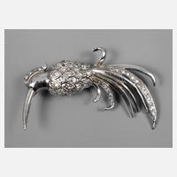 Brosche Paradiesvogel111