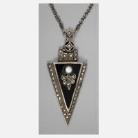 Collier mit Markasiten und Edelopal111