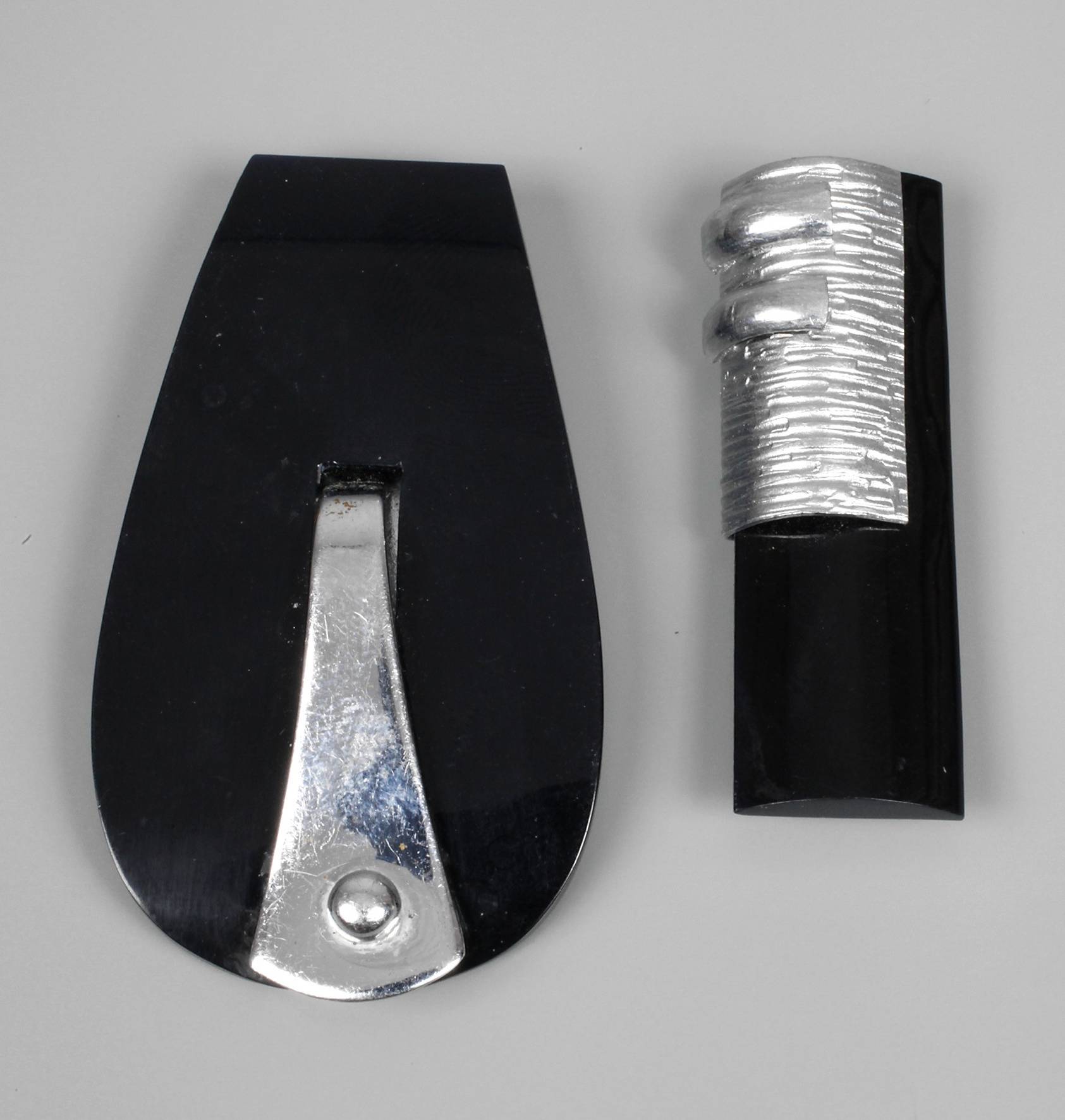 Zwei Clips, wohl Jakob Bengel