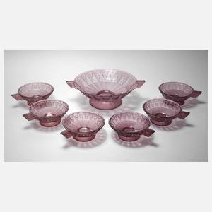 Frankreich Dessertset Art déco