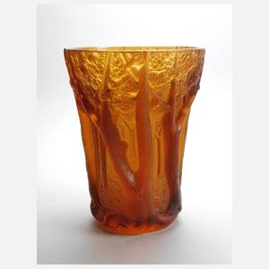 Gablonz große Waldvase