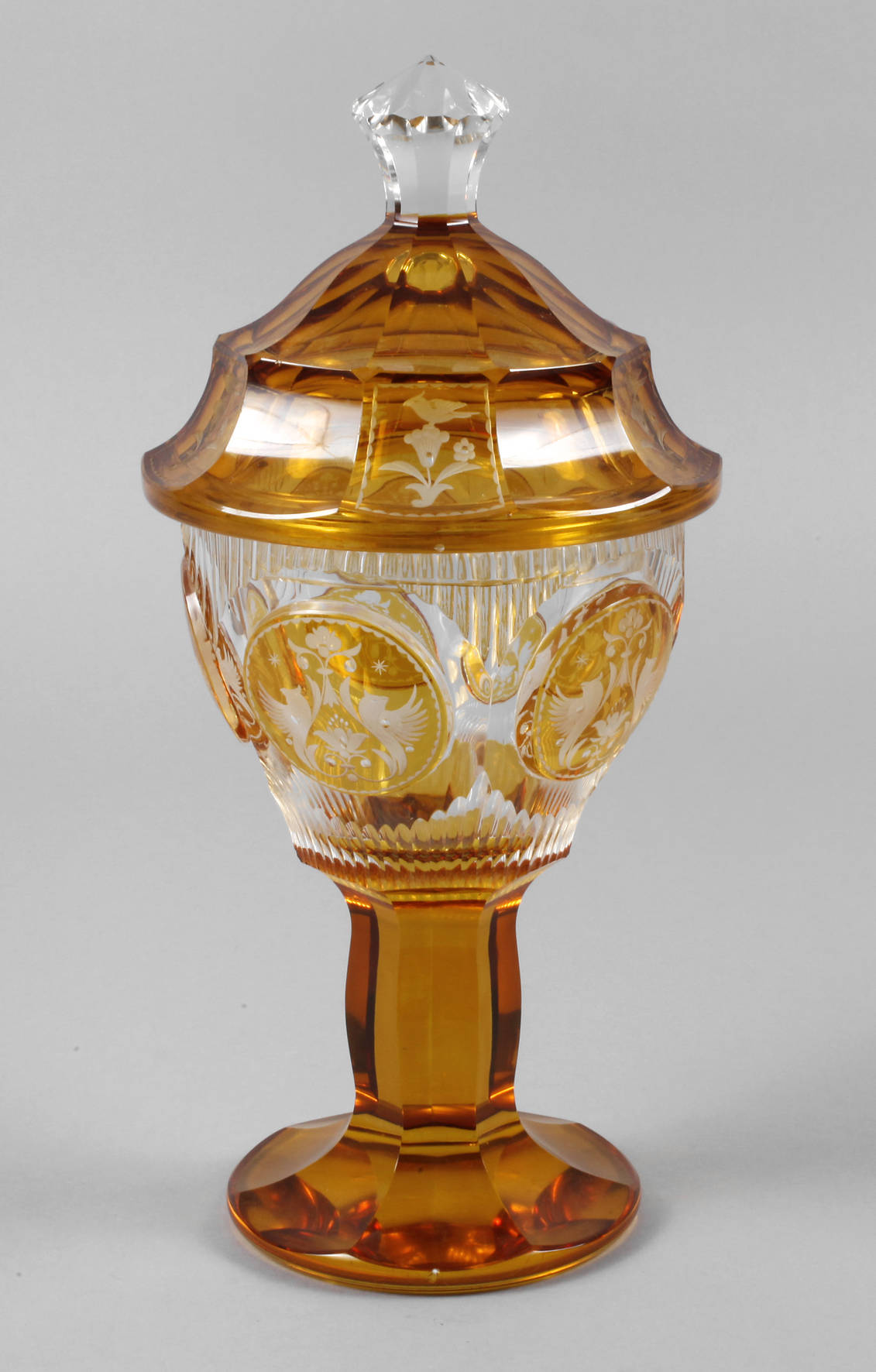 Großer Deckelpokal Art déco