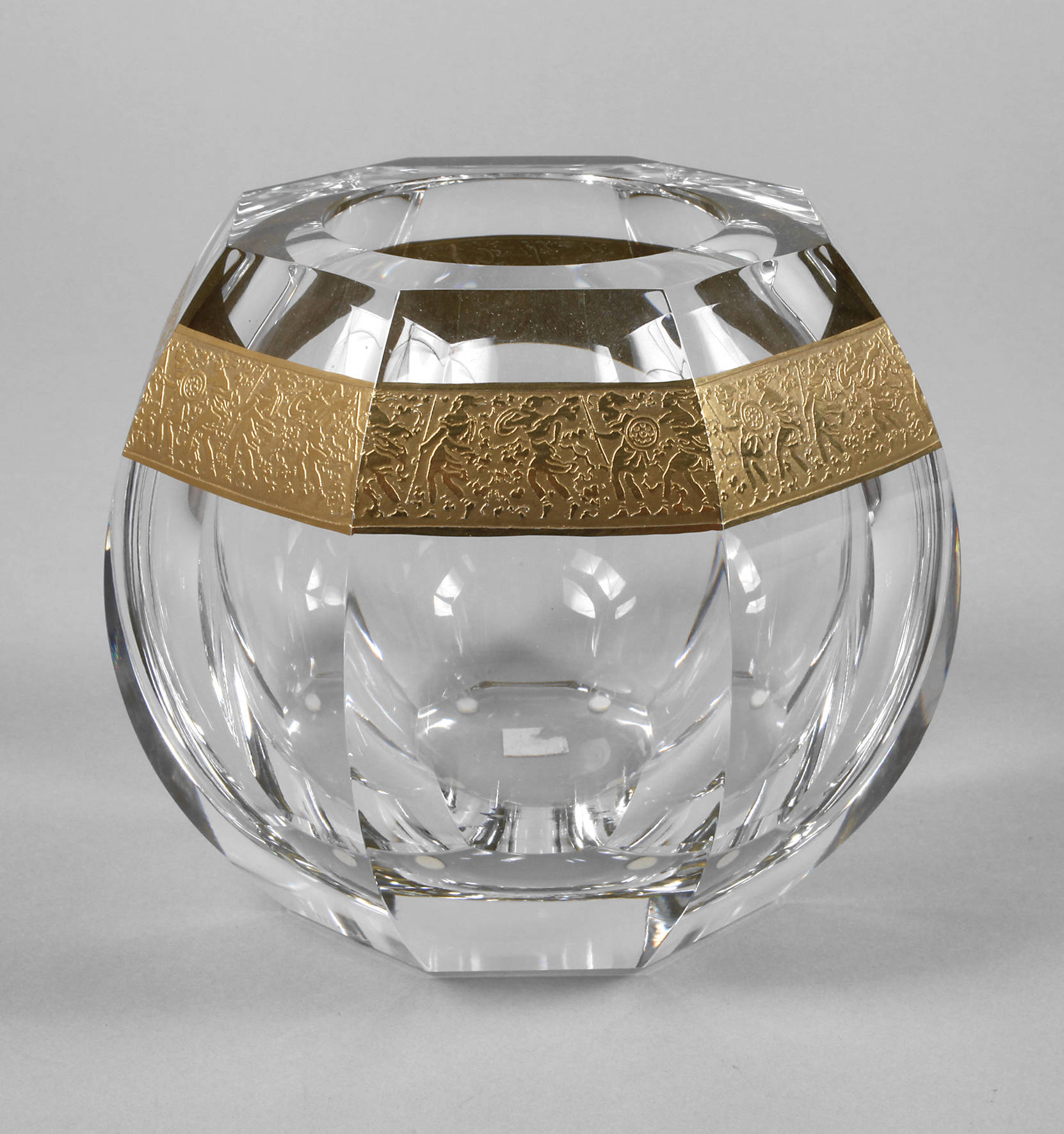 Moser Karlsbad Vase Amazonenfries