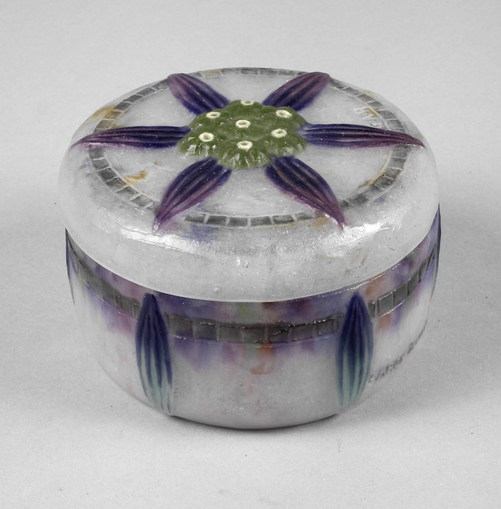 Seltene Deckeldose G. Argy Rousseau