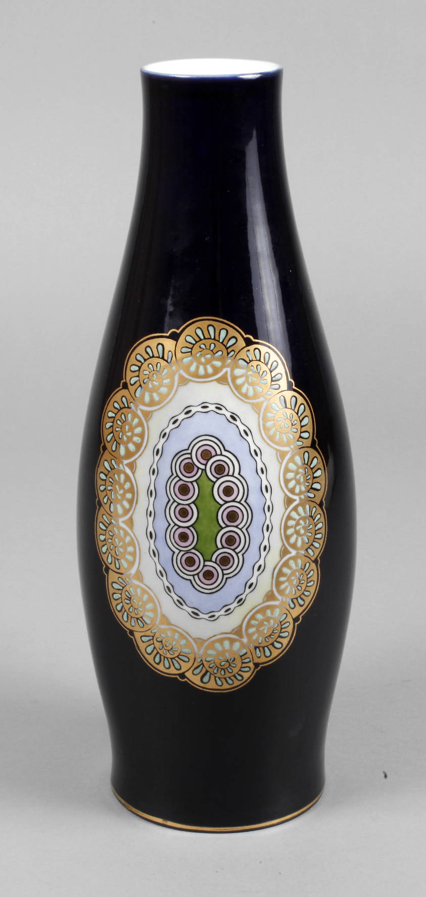 Fraureuth Vase Kobalt