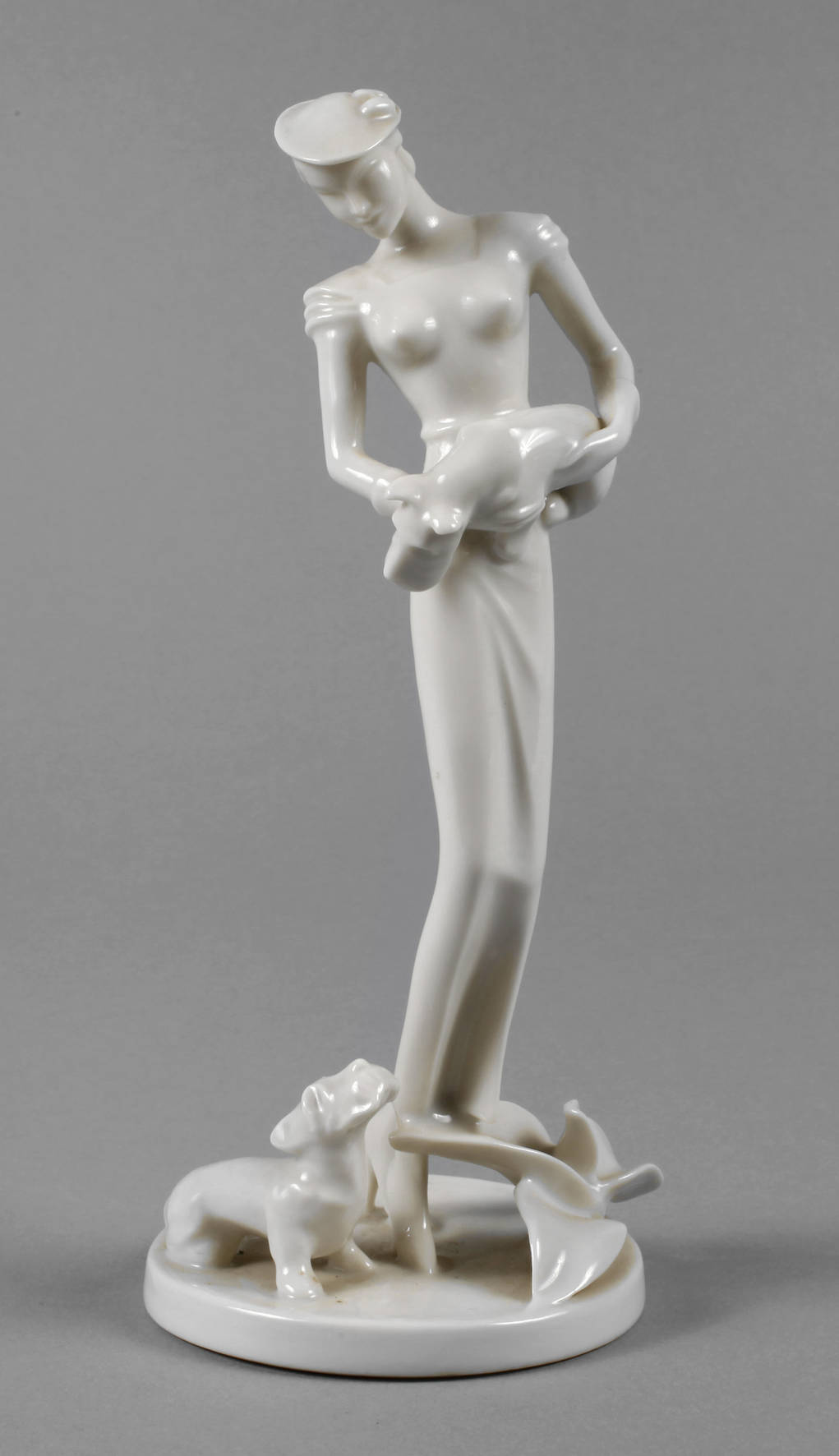 Metzler & Ortloff Modedame mit Hündchen