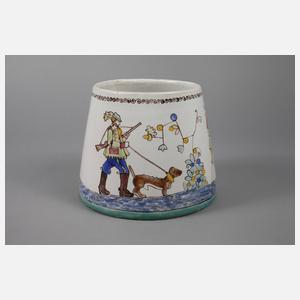 Gmunden Vase Jagddekor