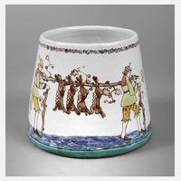 Gmunden Vase Jagddekor111