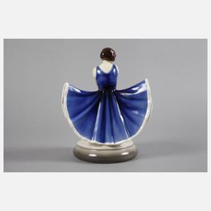 Goldscheider Wien Tänzerin im Schmetterlingskleid