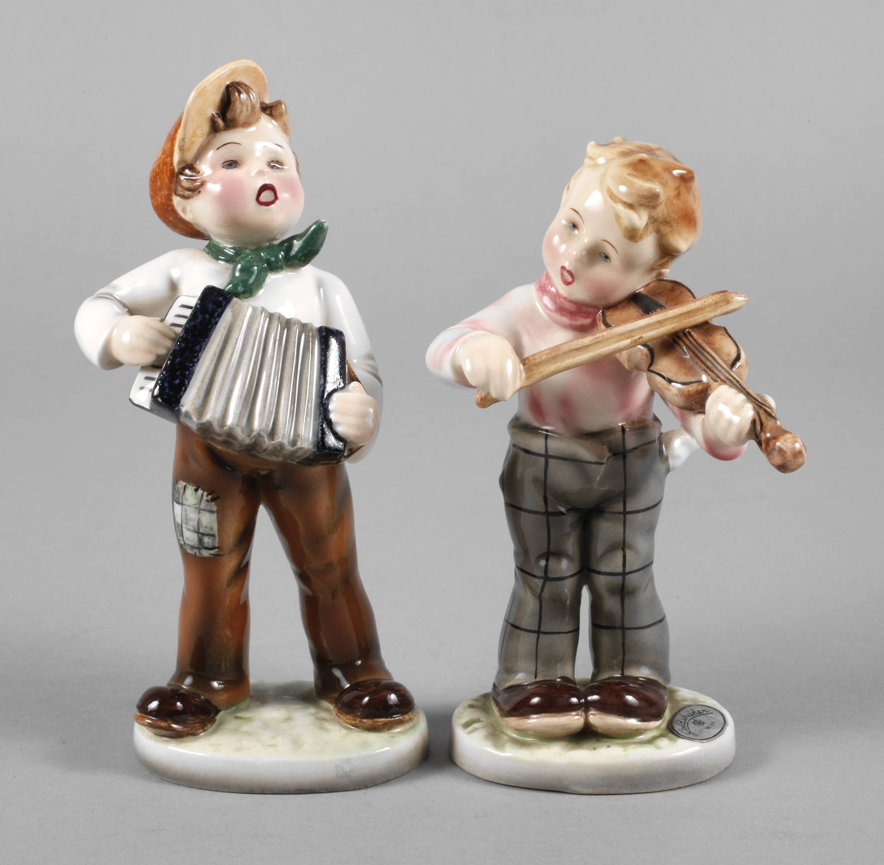 Goldscheider zwei Kinderfiguren