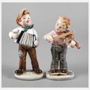 Goldscheider zwei Kinderfiguren