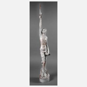 Große Figur Heiliger Georg