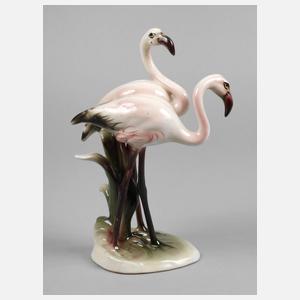 Keramos Wien Flamingopaar