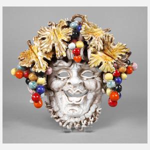 Italien Wandmaske Bacchus