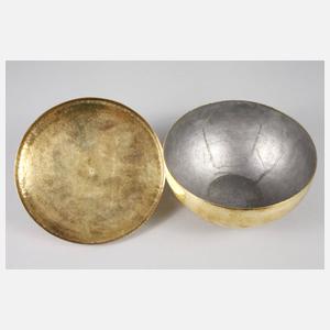 Große Messing Deckeldose