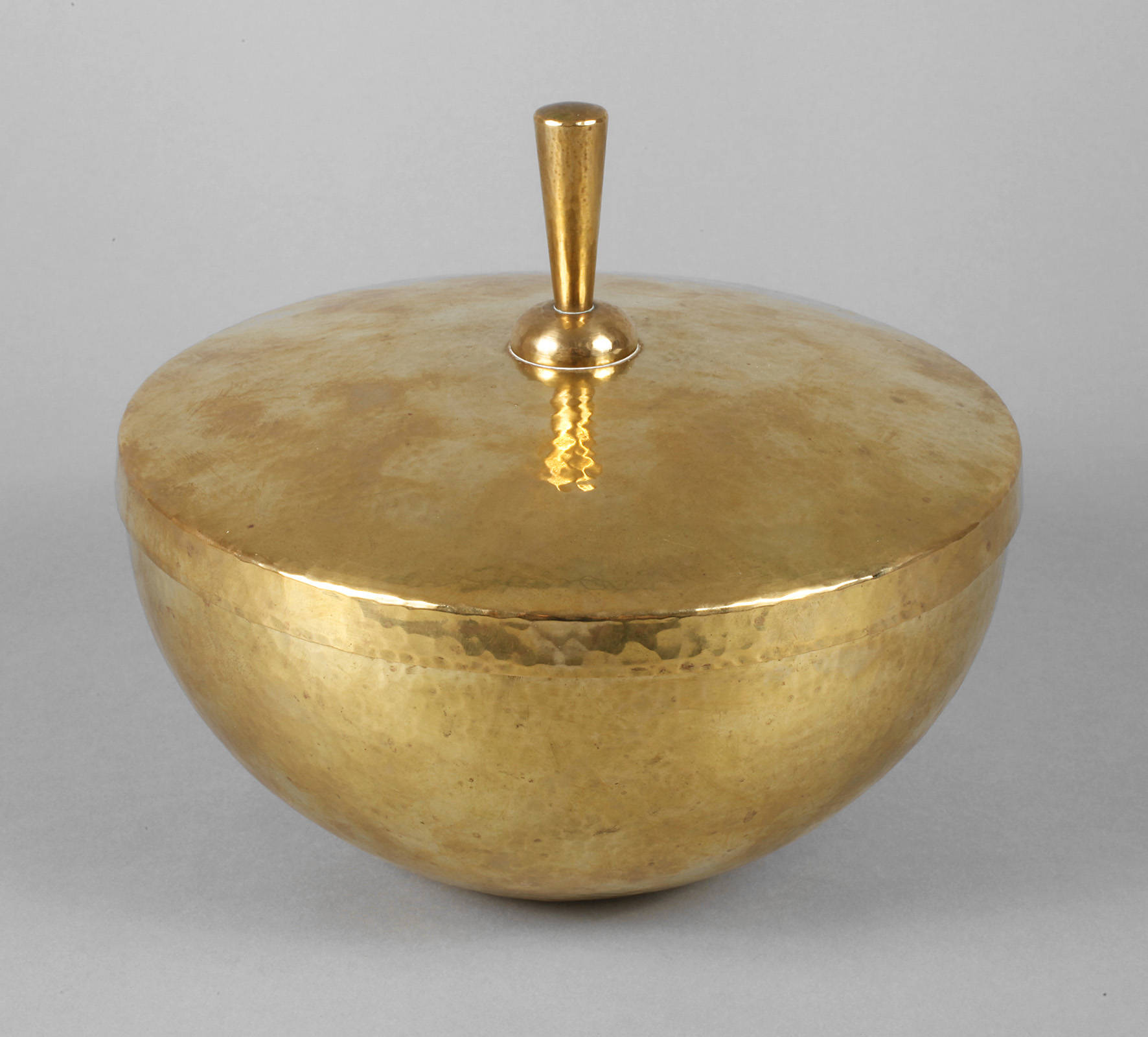 Große Messing Deckeldose