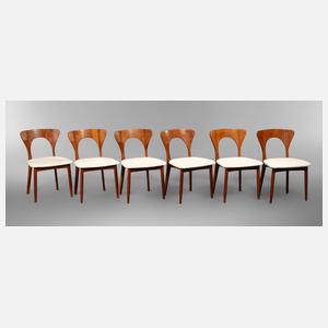 Sechs Stühle Dänemark
