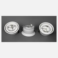 Drei Einbauleuchten Louis Poulsen111