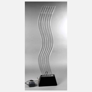 Design Stehlampe mit Wasserspiel