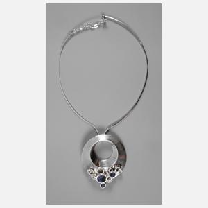 Designcollier mit Sodalithen