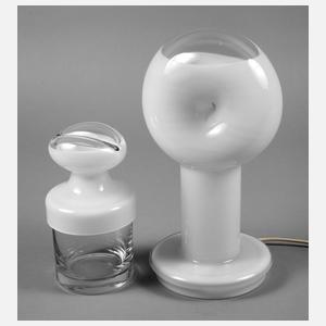 Rosenthal Tischlampe und Deckeldose