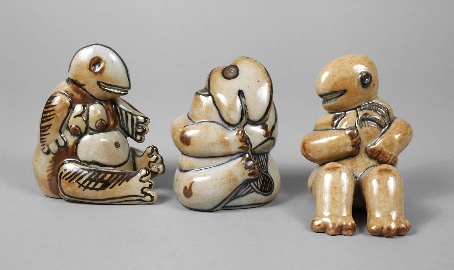 Bing & Gröndahl drei groteske Figuren