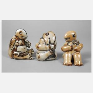 Bing & Gröndahl drei groteske Figuren