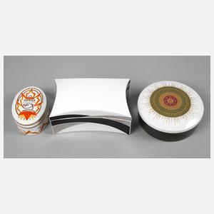 Rosenthal drei Deckeldosen