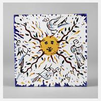 Salvador Dali Wandplatte111