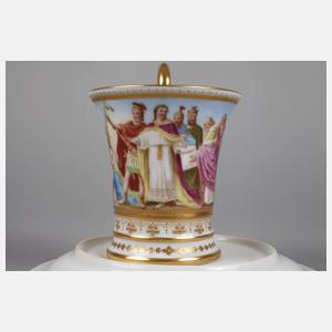 Ansichtentasse ”Konstantin verkündet die Anerk. des Christentums”