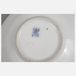 Ansichtentasse ”Mühlespieler”