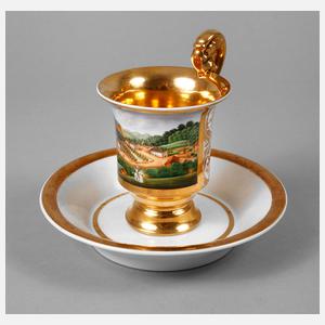 Biedermeier-Ansichtentasse Alexisbad