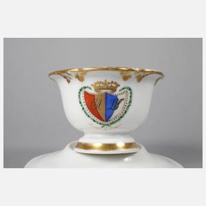 Biedermeier-Wappentasse