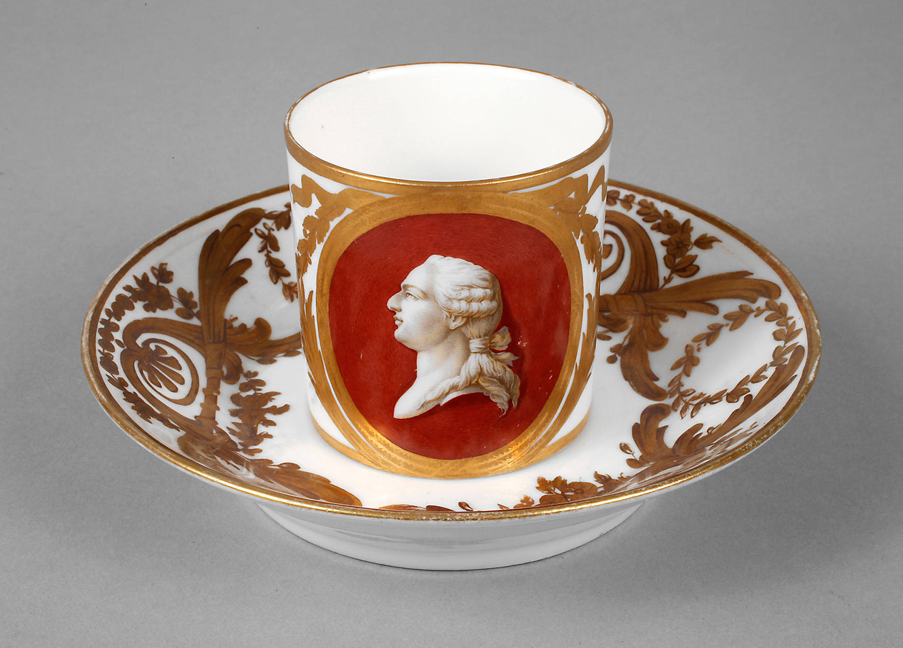 Sevres Portraittasse Ludwig XVI.